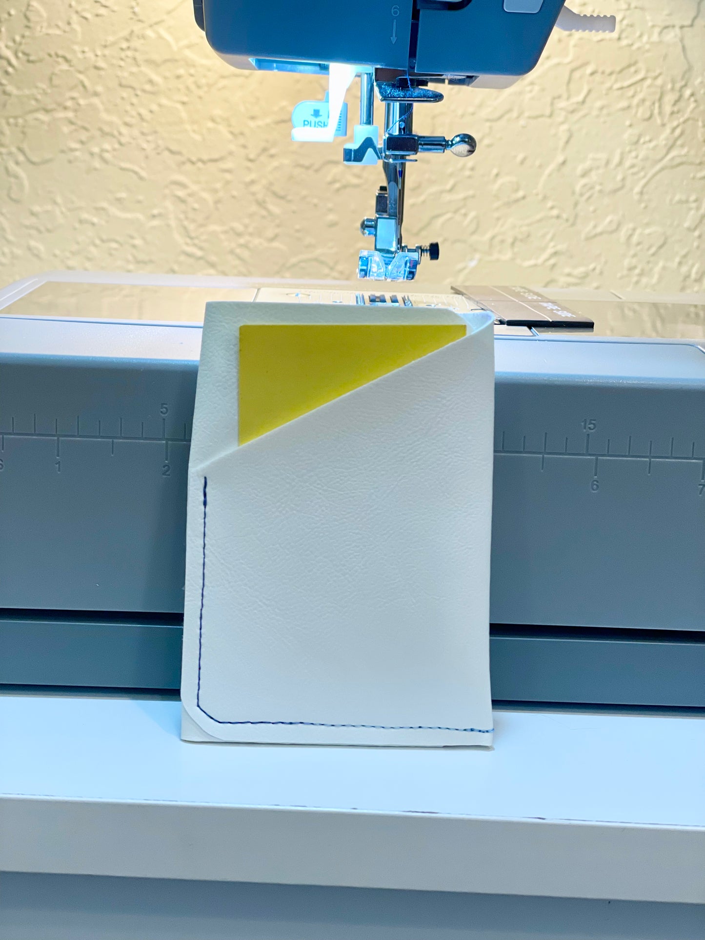 Handmade Minimalist Faux Leather Wrap Wallet – Slim Pocket Organizer